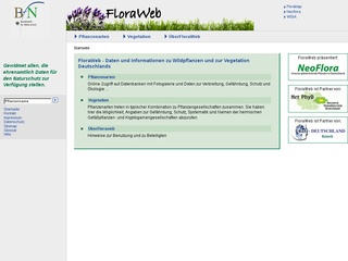 FloraWeb - Hitliste der Schmetterlingspflanzen