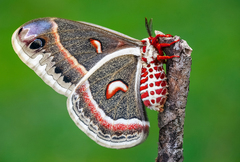 Hyalophora cecropia – Cecropia moth